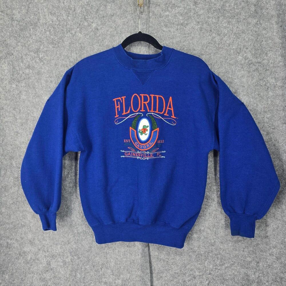 Vintage Midwest Embroidery Sweatshirt University of Florida Gators Medium READ